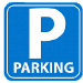 Parking privée devant le camping